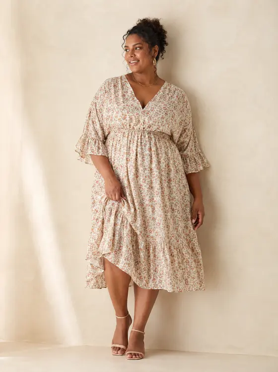 Robe bohème fleurie